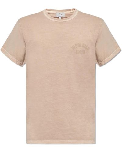 Woolrich Tops > t-shirts - Neutre