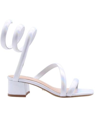 Lola Cruz Gems high heel sandalen - Weiß