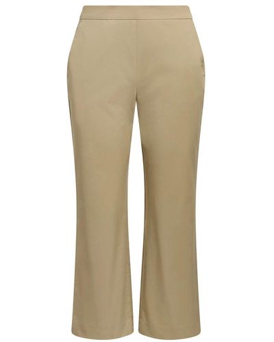 Maliparmi Trousers > cropped trousers - Neutre