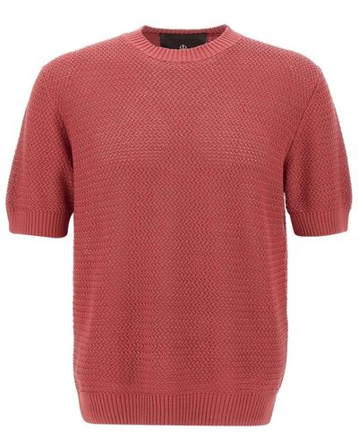 FILIPPO DE LAURENTIIS Knitwear > round-neck knitwear - Rouge