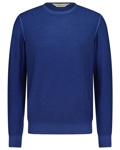Gran Sasso Knitwear > round-neck knitwear - Bleu