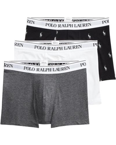 Ralph Lauren Baumwoll-trunks 3er pack - Grau