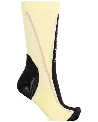 adidas By Stella McCartney Socken mit logo - Gelb