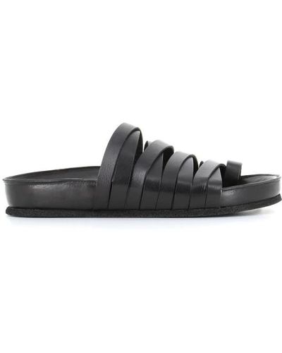 Pantanetti Shoes > flip flops & sliders > sliders - Noir