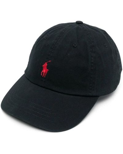 Ralph Lauren Bestickte baseball cap logo - Blau