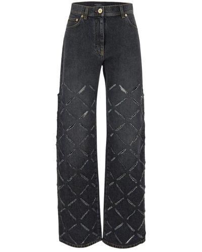 Versace Weit geschnittene Jeans - Grau
