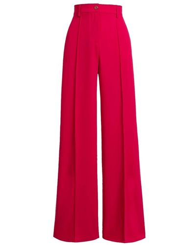MSGM Wide Pants - Red