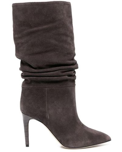 Paris Texas Heeled Boots - Grey