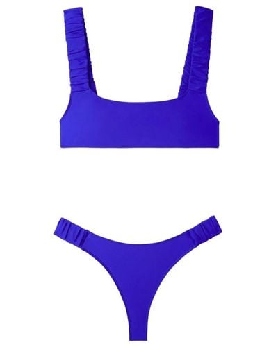 Sunnei Ruched bikini - Blau