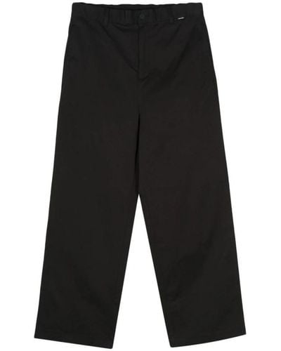 Calvin Klein Cropped Trousers - Black