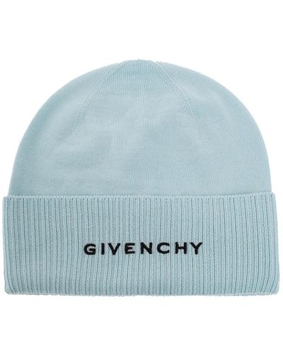 Givenchy Woll-logo-hut - Blau