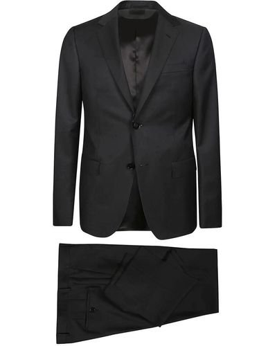 ZEGNA Single breasted suits - Schwarz