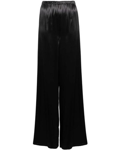 Ferragamo Wide Trousers - Black