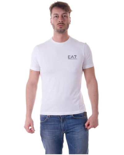 EA7 Sweatshirt t-shirt kombination - Lila