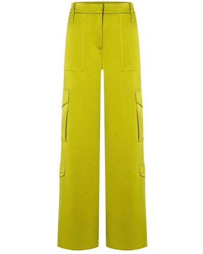 Cambio Wide Trousers - Yellow