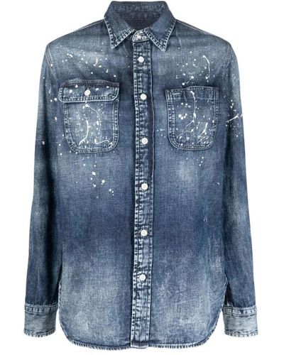 Ralph Lauren Denim Shirts - Blue