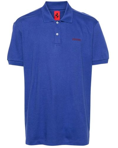 Ferrari Polo Shirts - Blue