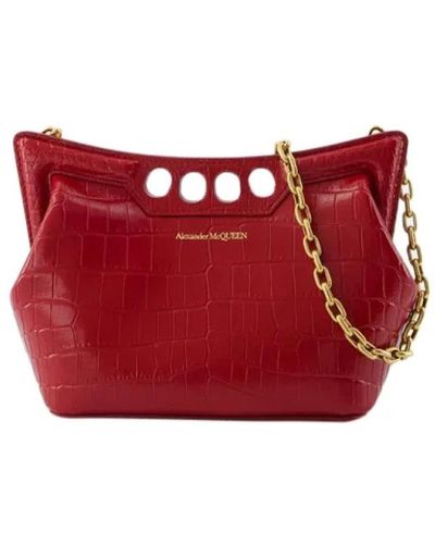 Alexander McQueen Shoulder Bags - Red