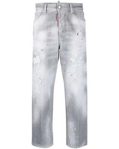 DSquared² Straight Jeans - Grey