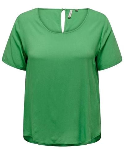 Only Carmakoma Stylisches top für frauen - Grün