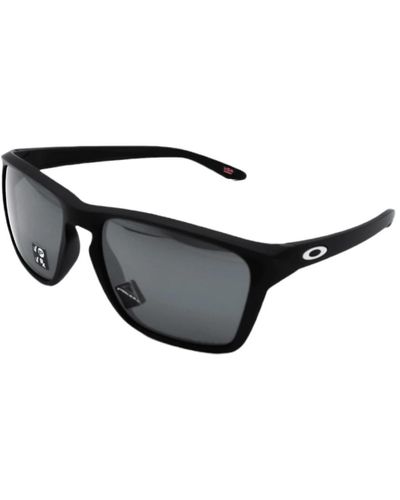 Oakley Moderne rechteckige schwarze sonnenbrille