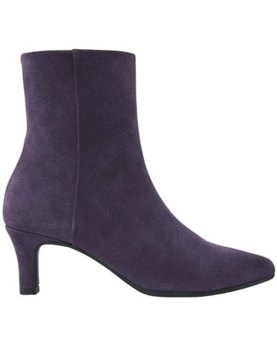 Via Vai Heeled Boots - Purple