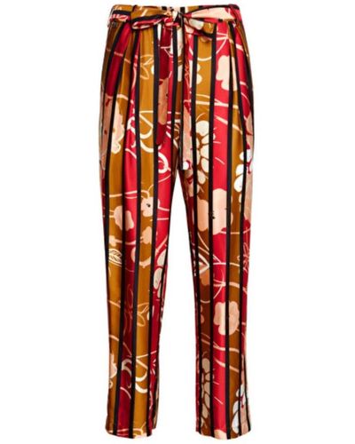 Manila Grace Trousers > straight trousers - Rouge