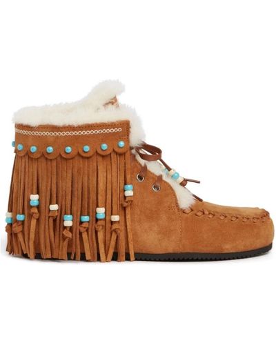 Alanui Winter Boots - Brown