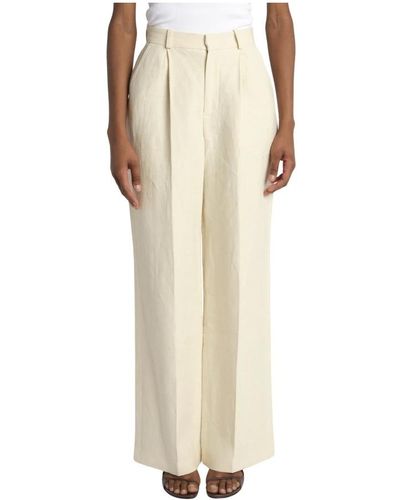 Vanessa Bruno Wide Trousers - Natural