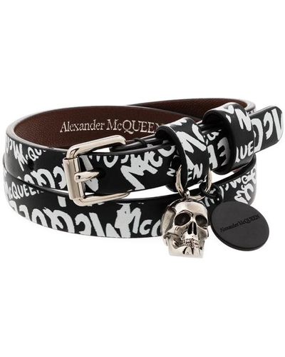 Alexander McQueen Bracelet 554466 - Schwarz