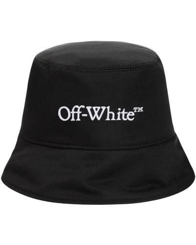 Off-White c/o Virgil Abloh Schwarzer bookish bucket hat