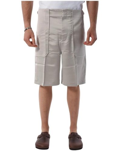 Roberto Collina Shorts > casual shorts - Gris