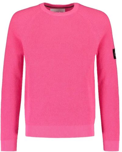 Calvin Klein Round-Neck Knitwear - Pink
