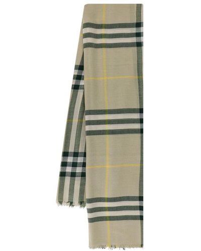Burberry Winter Scarves - Green