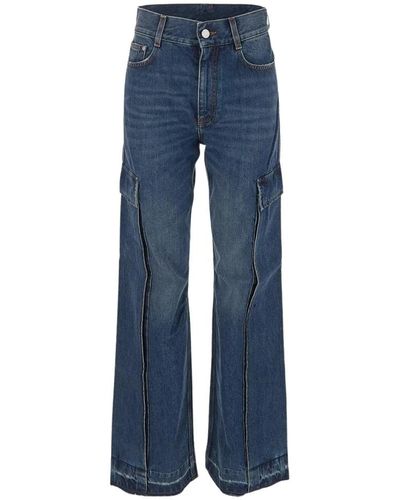 Stella McCartney Retro cargo jeans - Blau