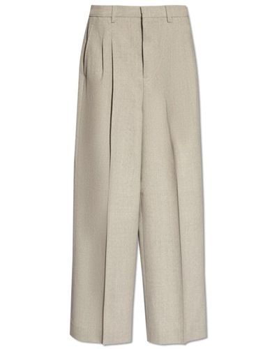 Ami Paris Trousers > wide trousers - Neutre