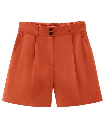 Woolrich Short Shorts - Red