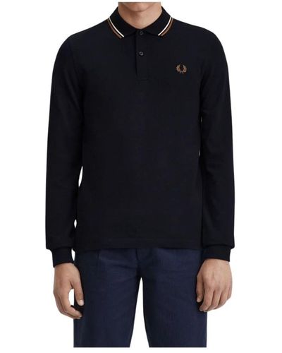 Fred Perry Polo Shirts - Black