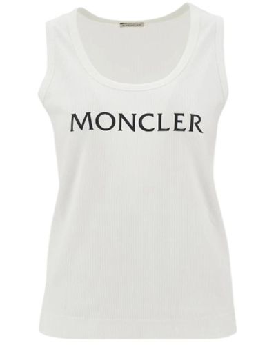 Moncler Sleeveless tops - Blanco