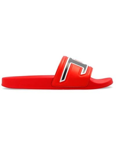 DIESEL Shoes > flip flops & sliders > sliders - Rouge