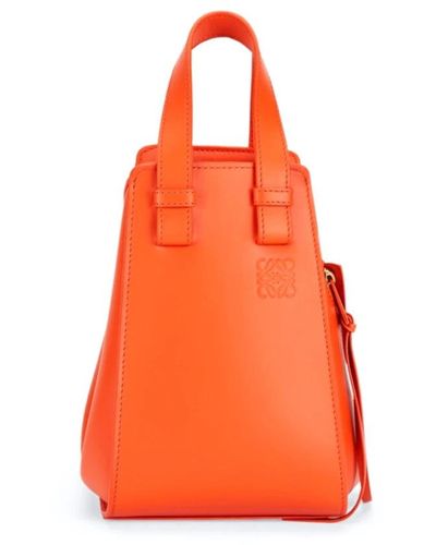 Loewe Stilvolle lederhandtasche - Orange