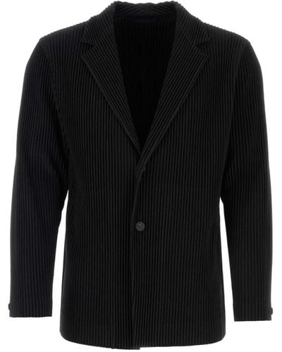 Issey Miyake Jackets > blazers - Noir