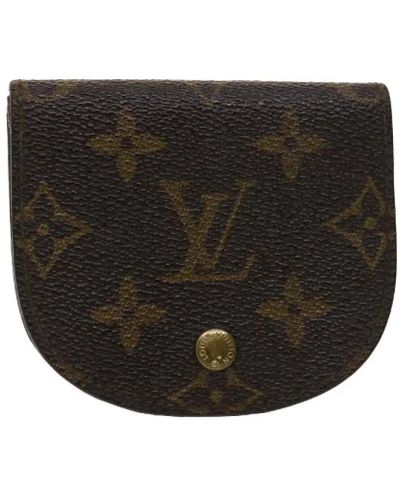 Louis Vuitton Portamonete in tela monogram - Nero
