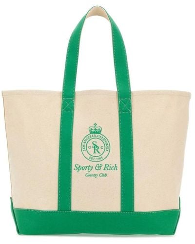 Sporty & Rich Bags > tote bags - Vert