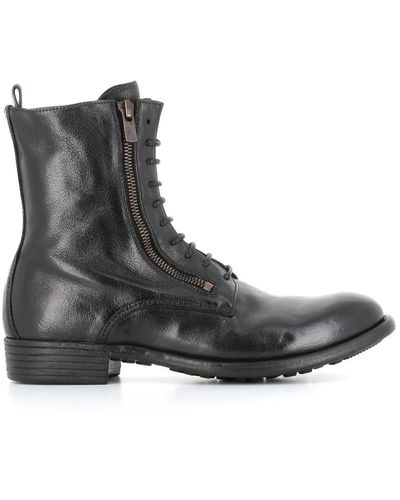 Officine Creative Lace-Up Boots - Black