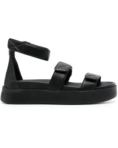 Santoni Flat Sandals - Black