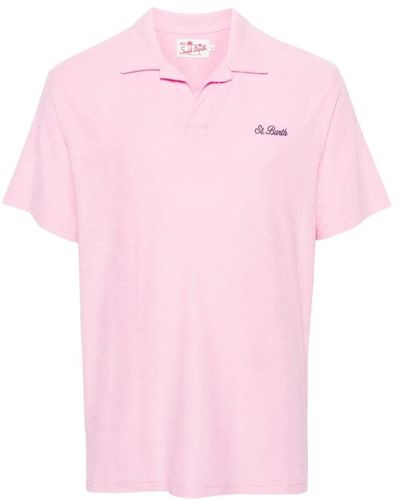 Mc2 Saint Barth Polo Shirts - Pink