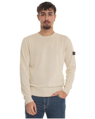 Peuterey Caliper maglione in cotone girocollo - Neutro