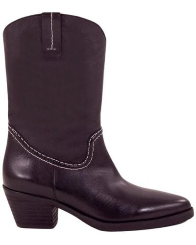 Sessun Shoes > boots > cowboy boots - Violet