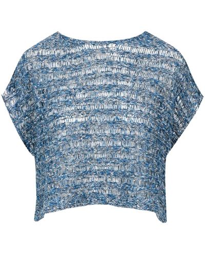 Gran Sasso Blouses & shirts > blouses - Bleu